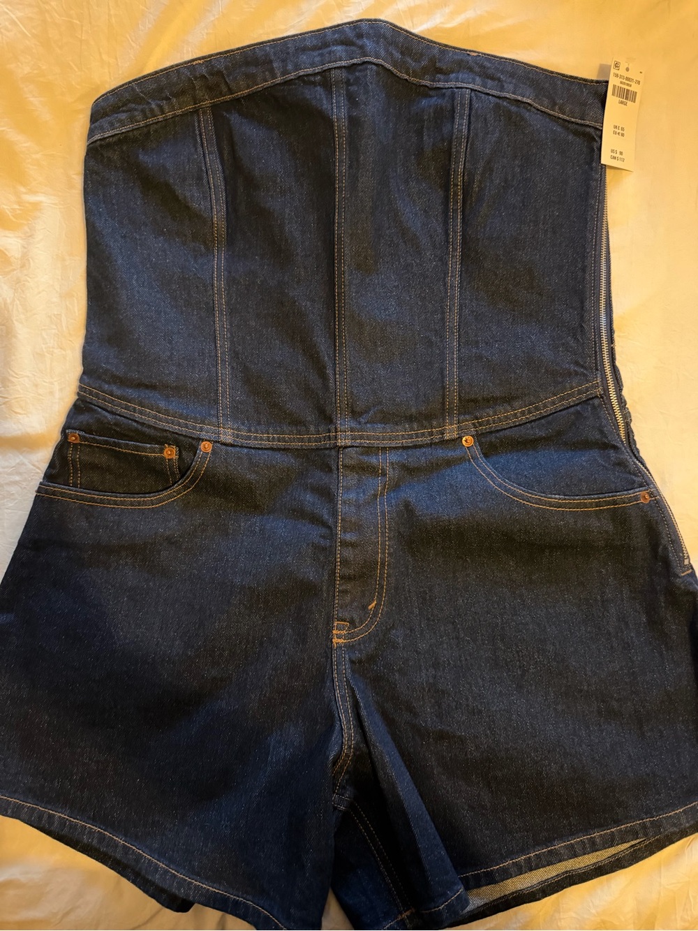 Abercrombie and Fitch Denim Romper